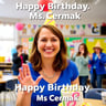 Happy Birthday Ms. Cermak