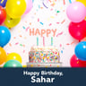 Happy Birthday, Sahar