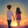 Teenagers Falling In Love