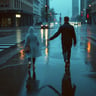 Walking in the Rain